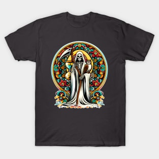 Santa Muerte Blanca - White Santa Muerte T-Shirt